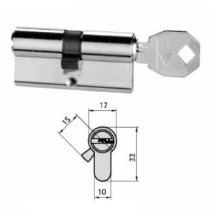 Cilindro CVL Europerfil 6982 Pomo