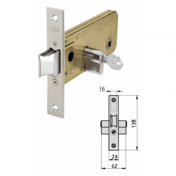 Cerradura de Embutir CVL 1991
